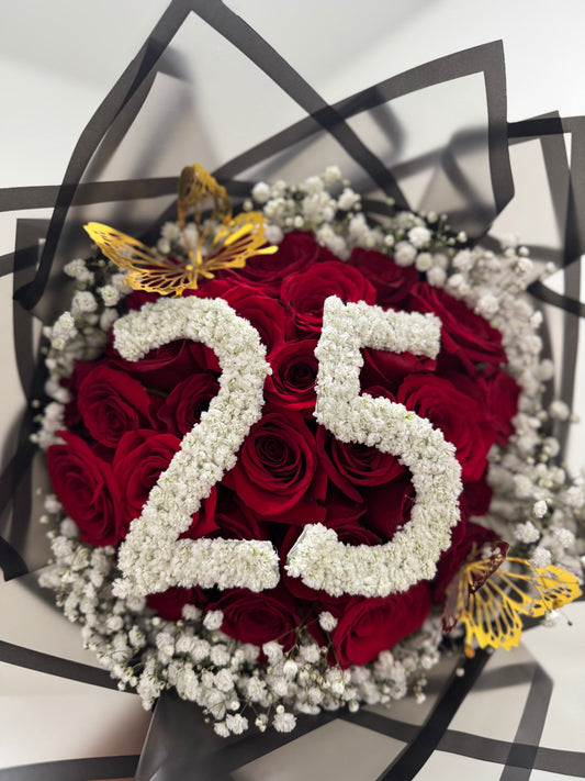 Number Baby’s Breath Topper