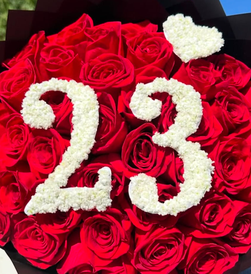 Number Baby’s Breath Topper