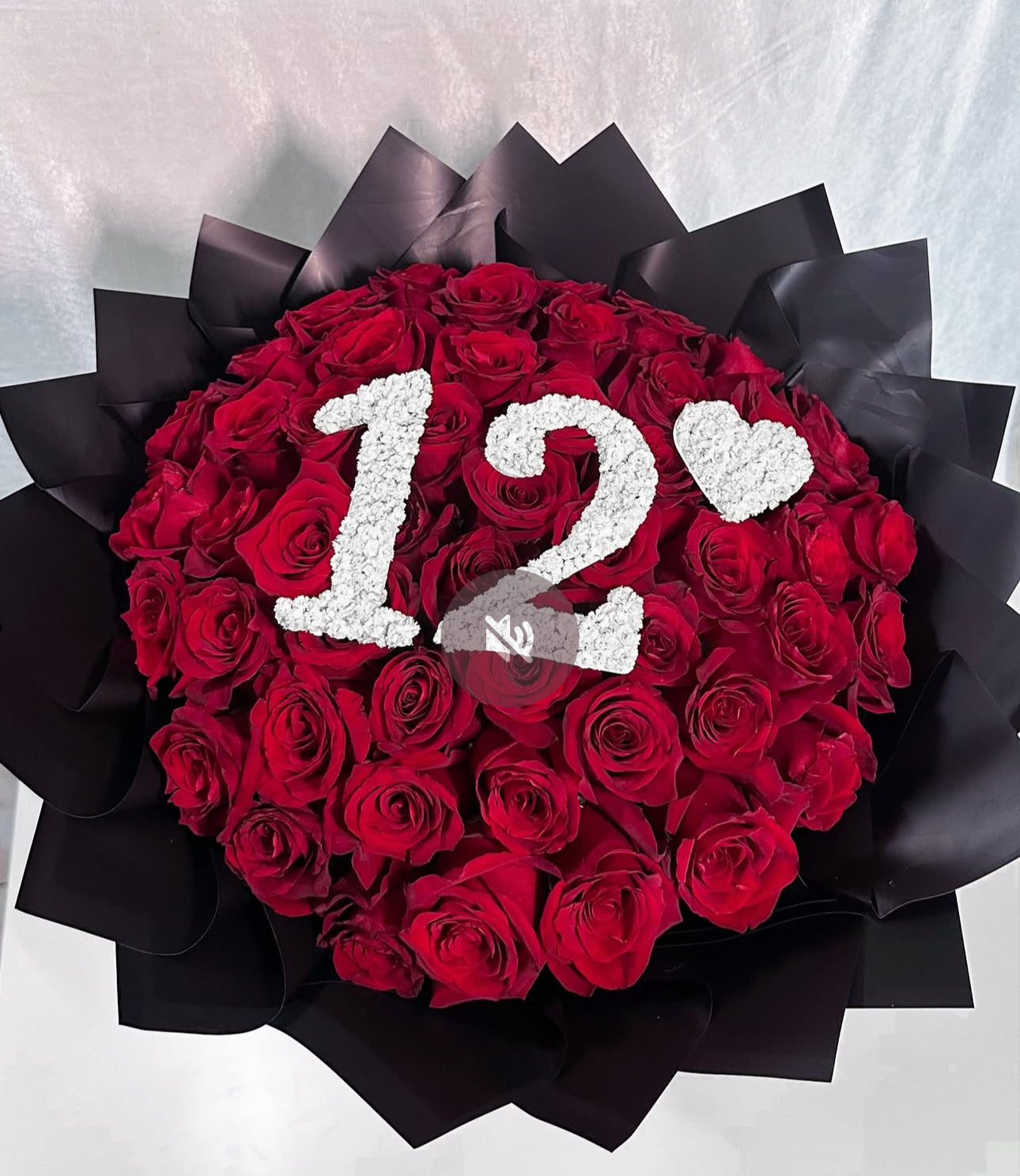 Number Baby’s Breath Topper